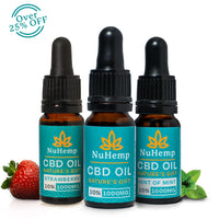 All The Flavours! Three 1000mg CBD Oils