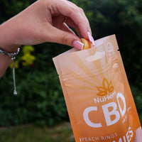 1000mg CBD Gummies - Peach Rings