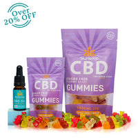 1000mg + 500mg Sugar Free Gummies + Your Choice Oil