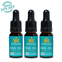 Three 1000mg CBD Oils - Over 25% OFF