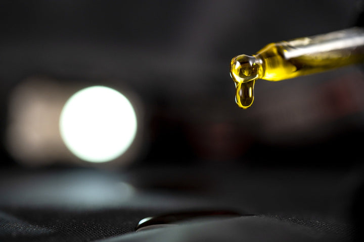 CBD dropper making CBD drop