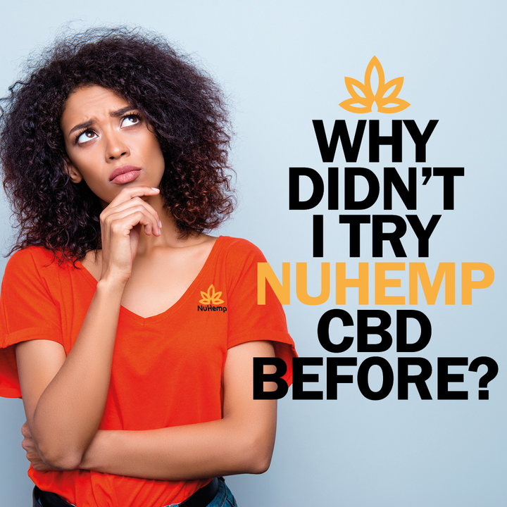 women looking confused about why she didnt buy nuhemp cbd oil