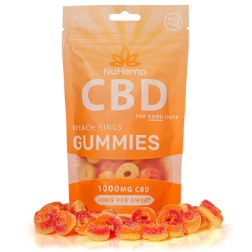 1000mg CBD Sweets Peach Rings