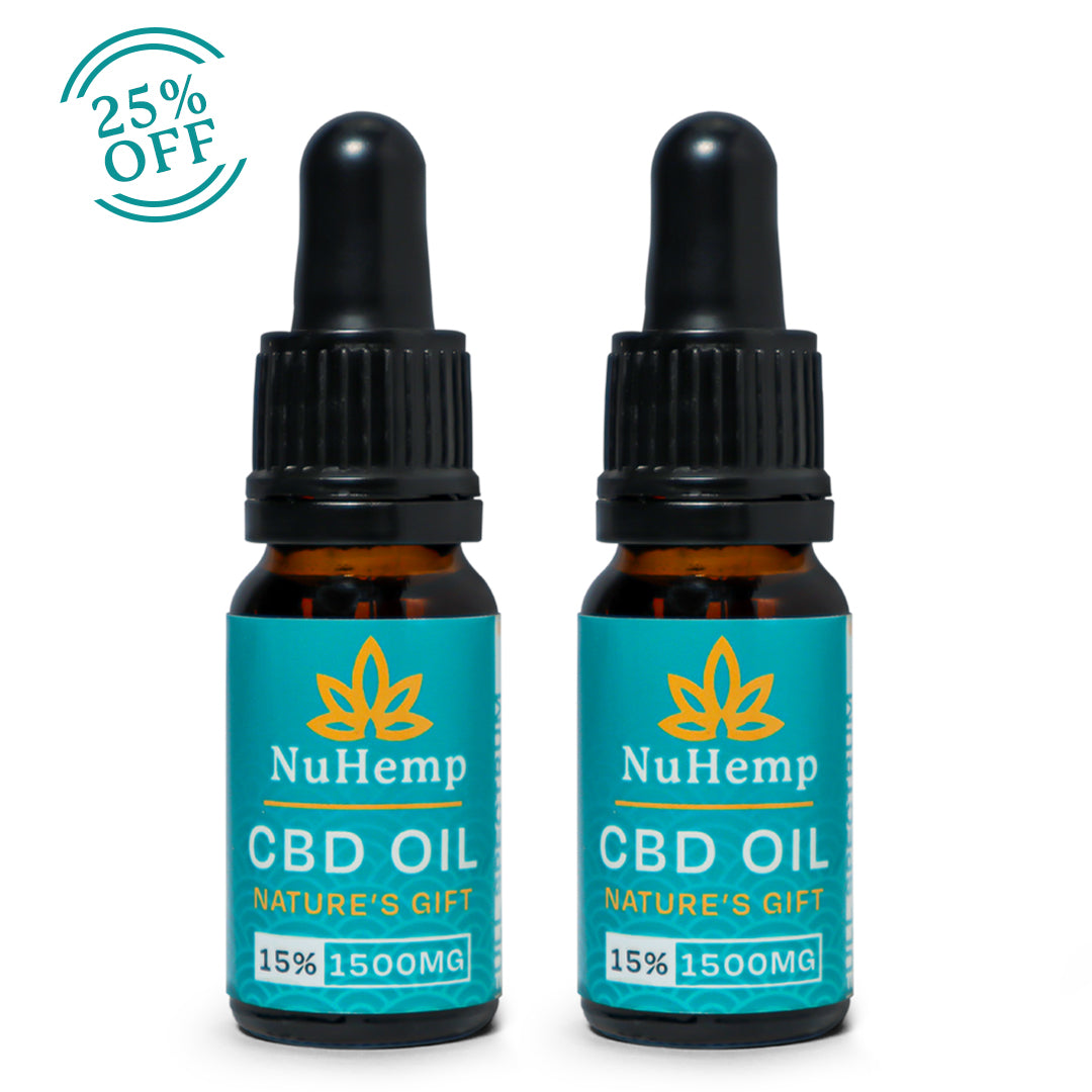 Two 1500mg CBD Oils for £80 - Save 25%